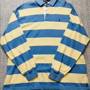 VTG Polo Ralph Lauren Striped Rugby Long Sleeve
